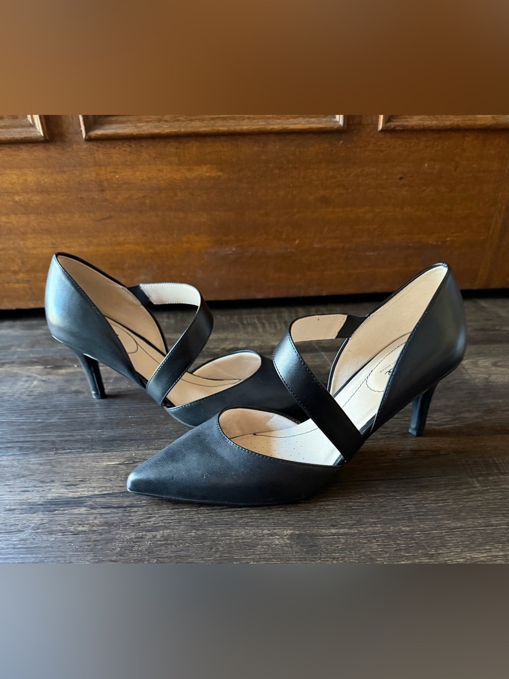Life Stride Soft System Heel in Black Vinci Size 9.5W